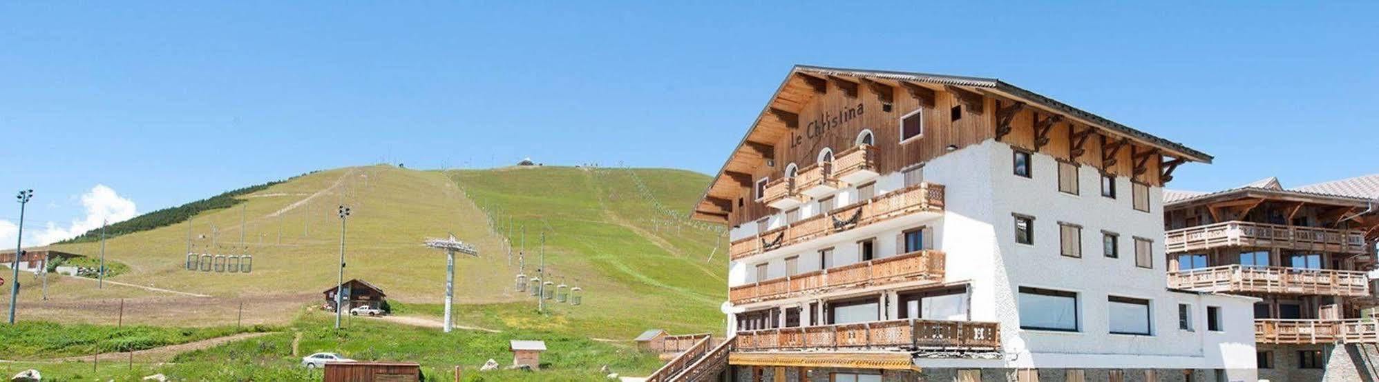Madame Vacances Hotel Le Christina Alpe d'Huez Exterior photo