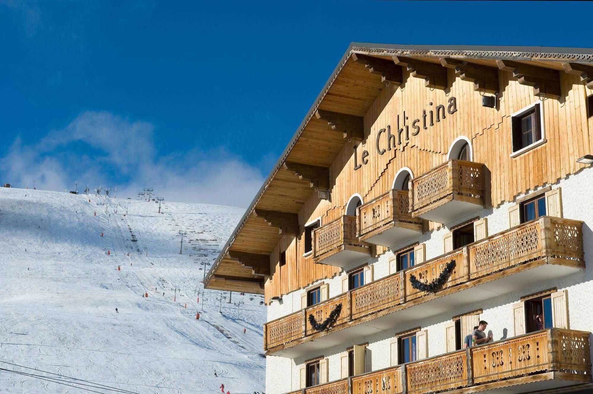 Madame Vacances Hotel Le Christina Alpe d'Huez Exterior photo